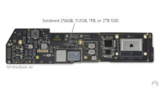 Can you upgrade the SDD on the M1 MacBook Air (Late 2020)?
