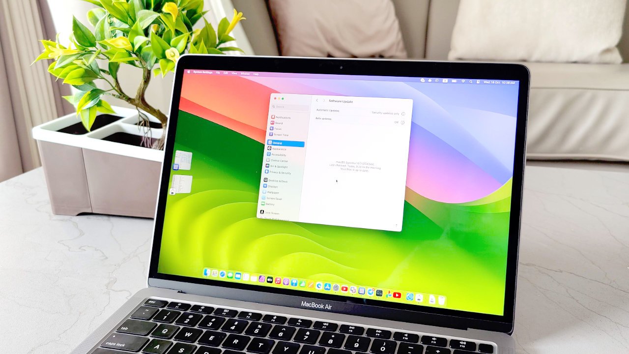 System Update on MacBook Air